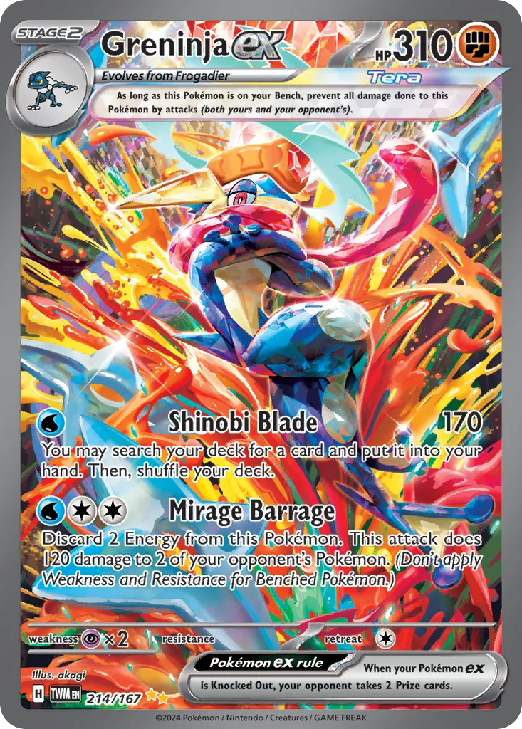 Greninja ex #214, Twilight Masquerade