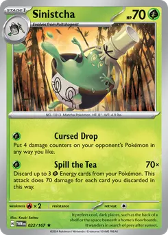 Sinistcha #22, Reverse Holo