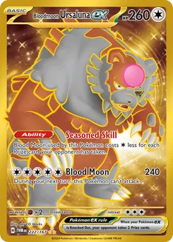 Bloodmoon Ursaluna ex #222, Standard