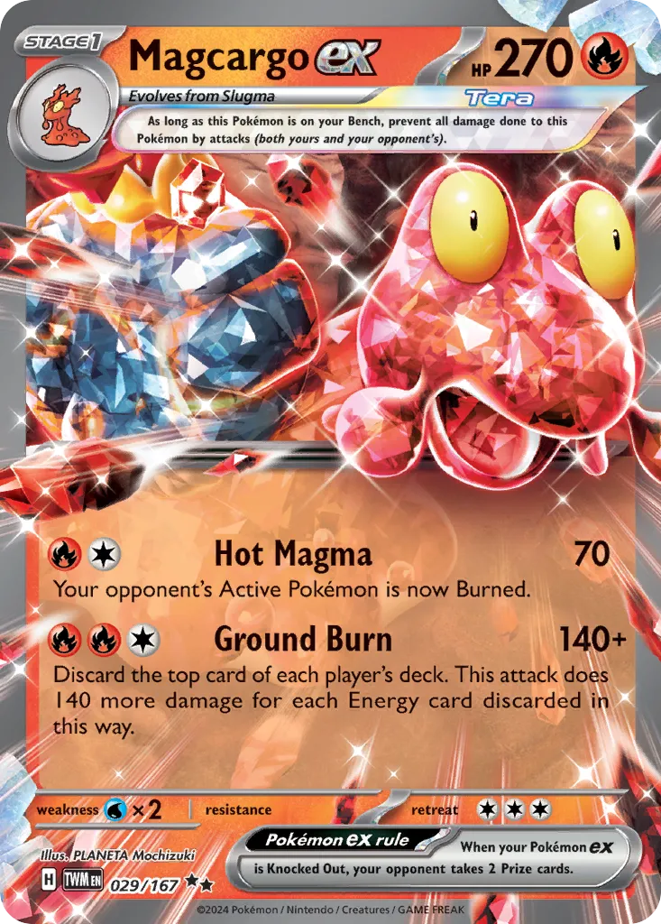 Magcargo ex #29, Twilight Masquerade