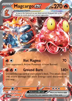 Magcargo ex #29, Standard
