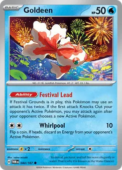 Goldeen #44, Reverse Holo