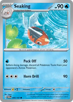 Seaking #45, Reverse Holo