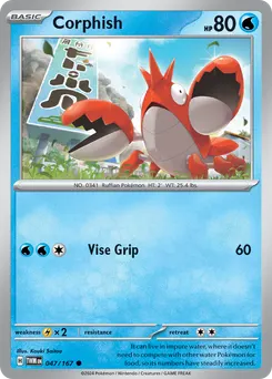 Corphish #47, Reverse Holo