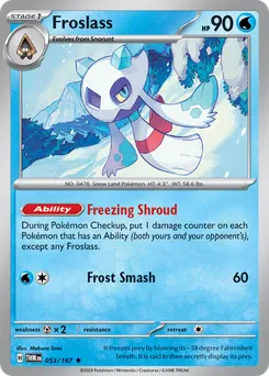 Froslass #53, Reverse Holo