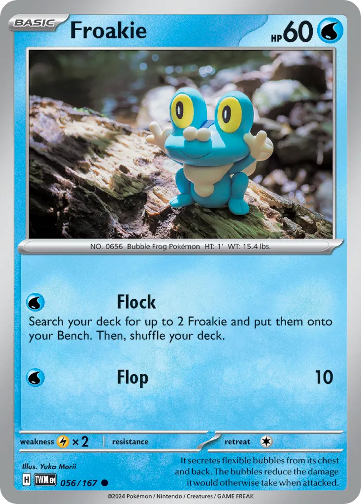 Froakie #56, Twilight Masquerade Reverse Holo