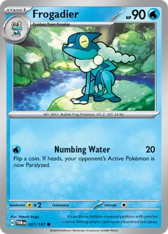 Frogadier #57, Reverse Holo