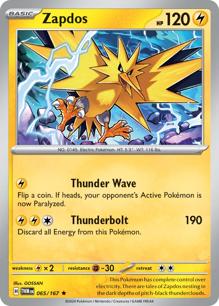 Zapdos #65, Twilight Masquerade