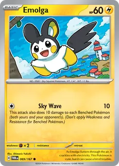 Emolga #69, Reverse Holo