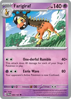 Farigiraf #84, Reverse Holo