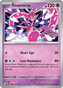 Enamorus #93, Reverse Holo