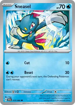 Sneasel #13, Reverse Holo
