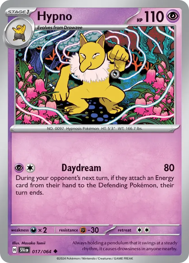 Hypno #17, Shrouded Fable Reverse Holo