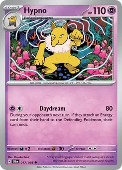 Hypno #17, Reverse Holo