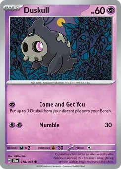 Duskull #18, Reverse Holo