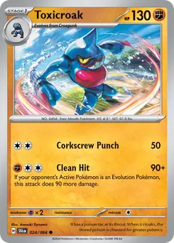 Toxicroak #24, Inverted Back