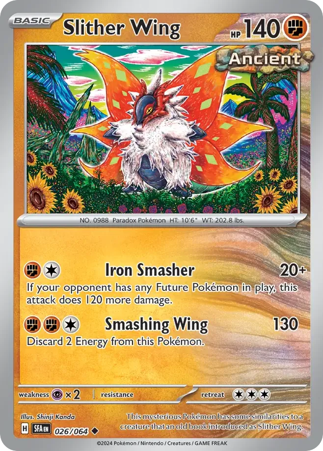 Slither Wing #26, Shrouded Fable Reverse Holo