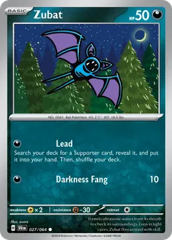 Zubat #27, Reverse Holo