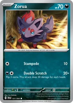 Zorua #31, Standard