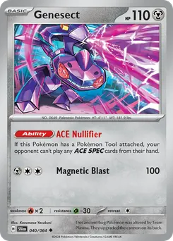 Genesect #40, Reverse Holo