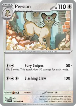Persian #49, Reverse Holo
