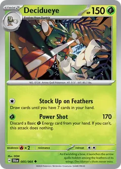 Decidueye #5, Reverse Holo