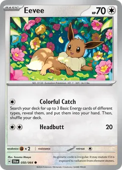 Eevee #50, Reverse Holo