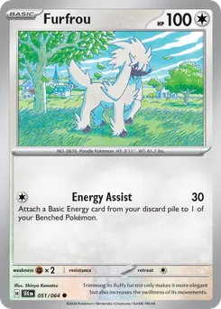 Furfrou #51, Reverse Holo