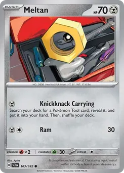 Meltan #103, Reverse Holo