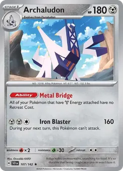 Archaludon #107, Reverse Holo