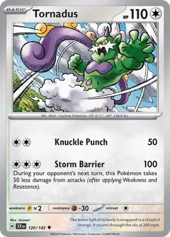 Tornadus #120, Reverse Holo