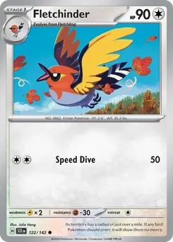 Fletchinder #122, Reverse Holo