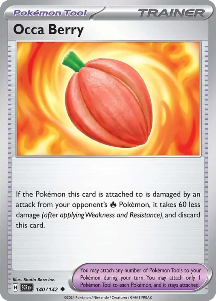 Occa Berry #140, Stellar Crown Reverse Holo