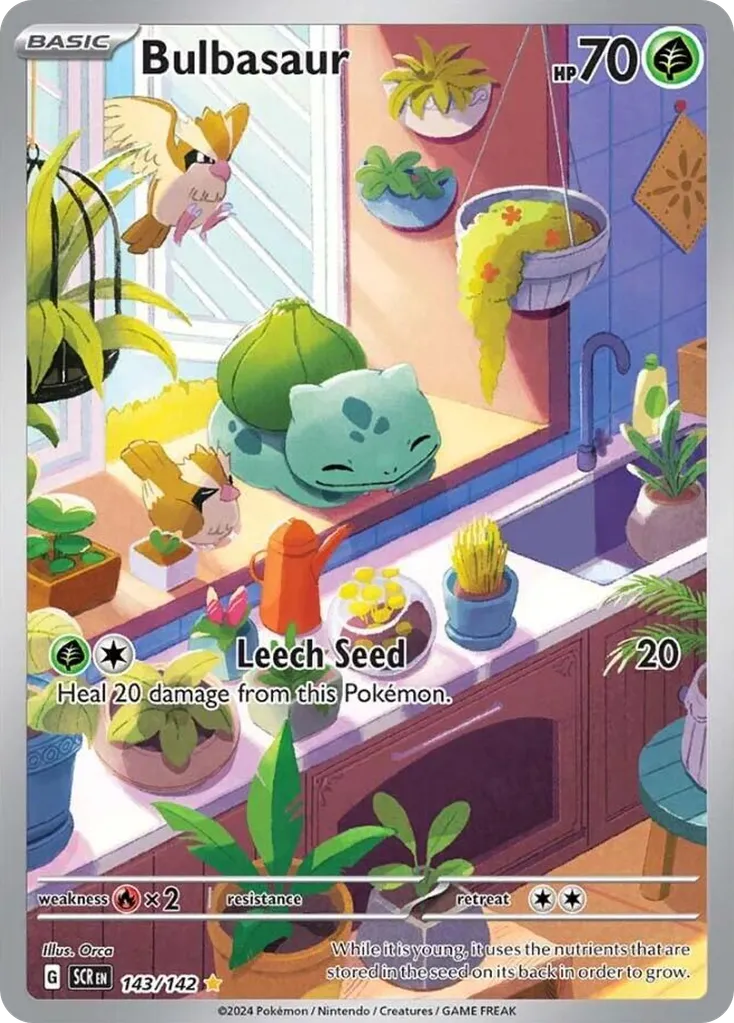 Bulbasaur #143, Stellar Crown
