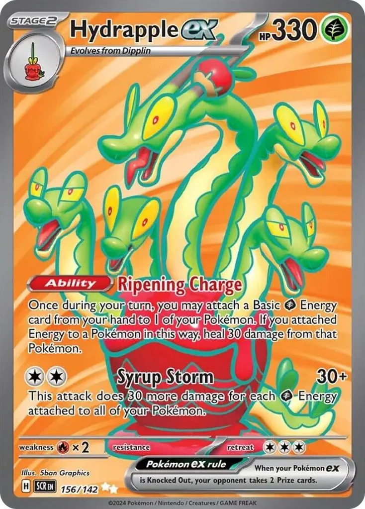 Hydrapple ex #156, Stellar Crown
