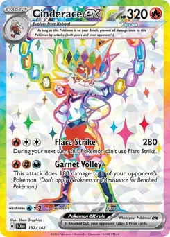Cinderace ex #157, Standard