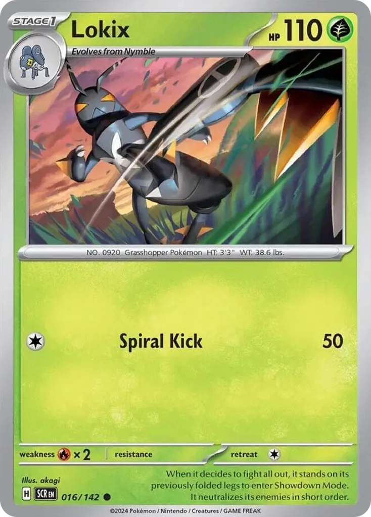Lokix #16, Stellar Crown Reverse Holo