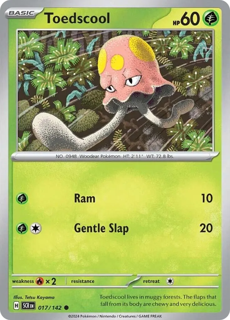 Toedscool #17, Stellar Crown Reverse Holo