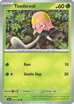 Toedscool #17, Reverse Holo