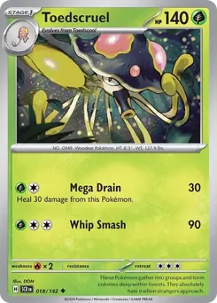 Toedscruel #18, Reverse Holo