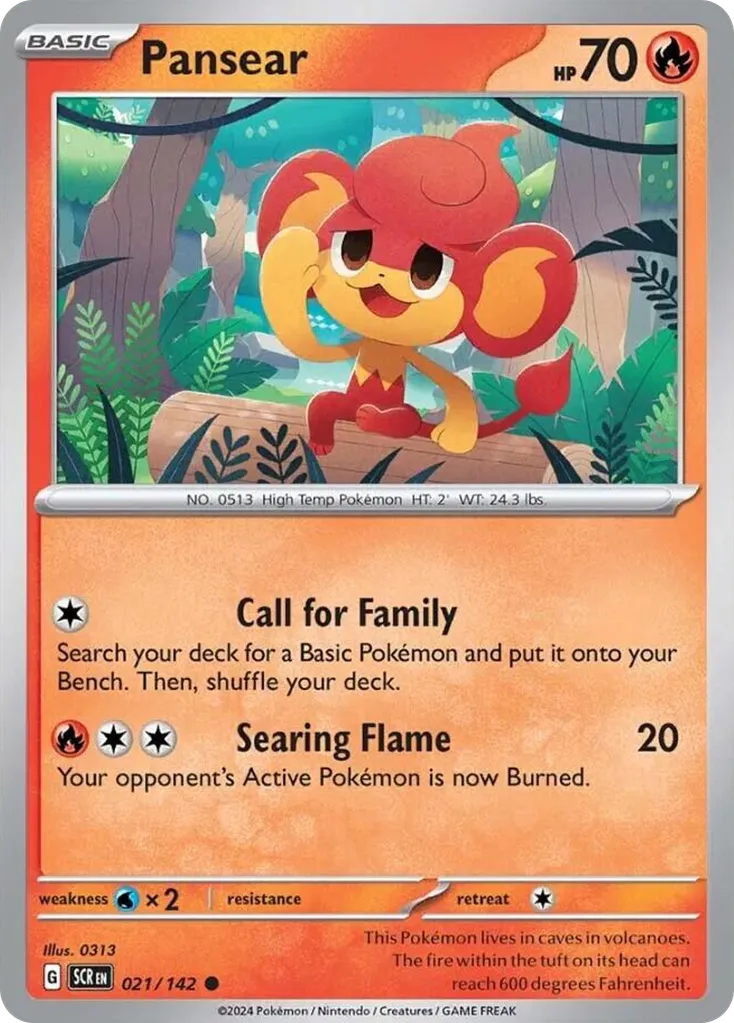 Pansear #21, Stellar Crown Reverse Holo