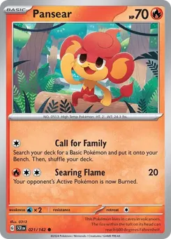 Pansear #21, Reverse Holo