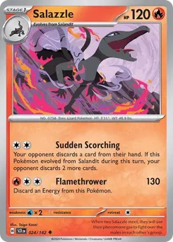 Salazzle #24, Reverse Holo