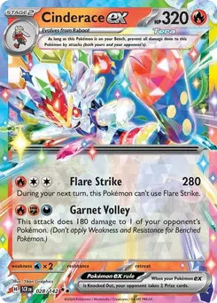 Cinderace ex #28, Standard