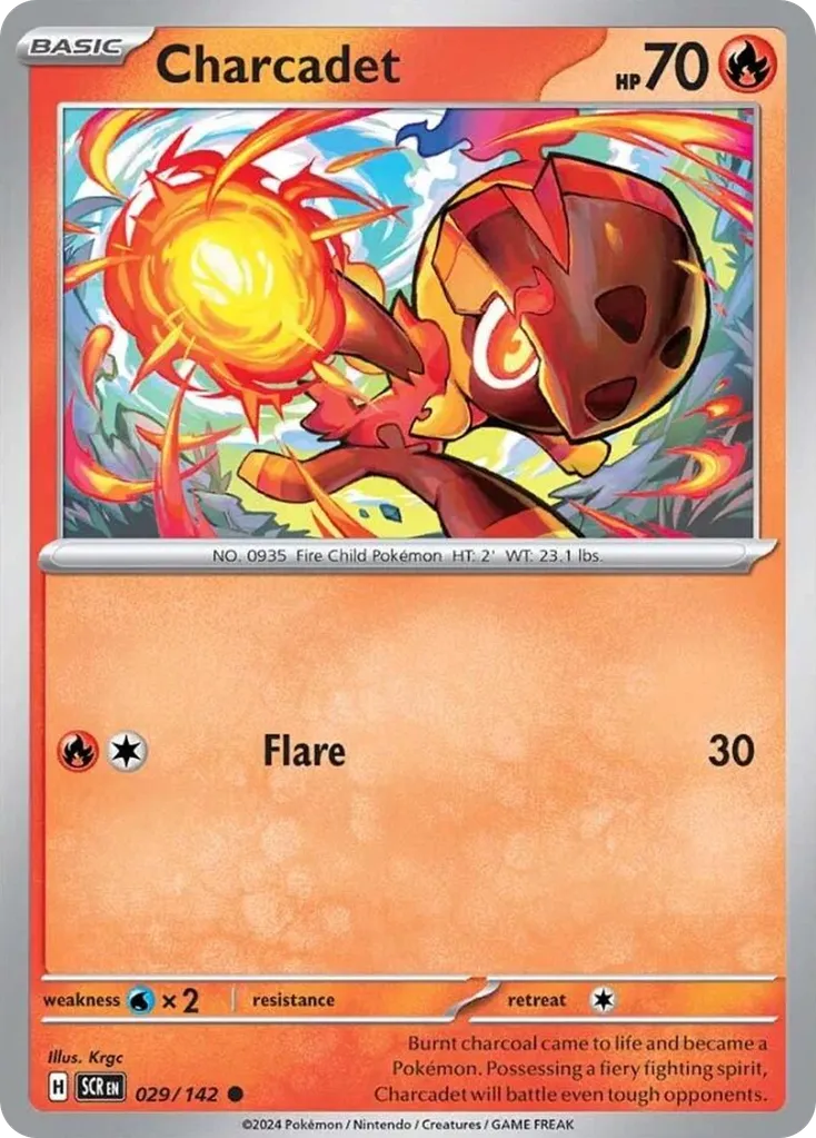 Charcadet #29, Stellar Crown Reverse Holo