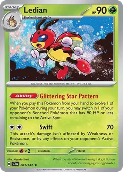 Ledian #3, Reverse Holo