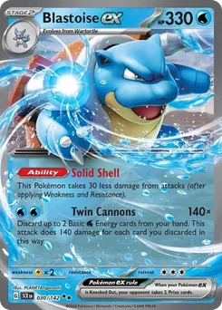 Blastoise ex #30, Standard