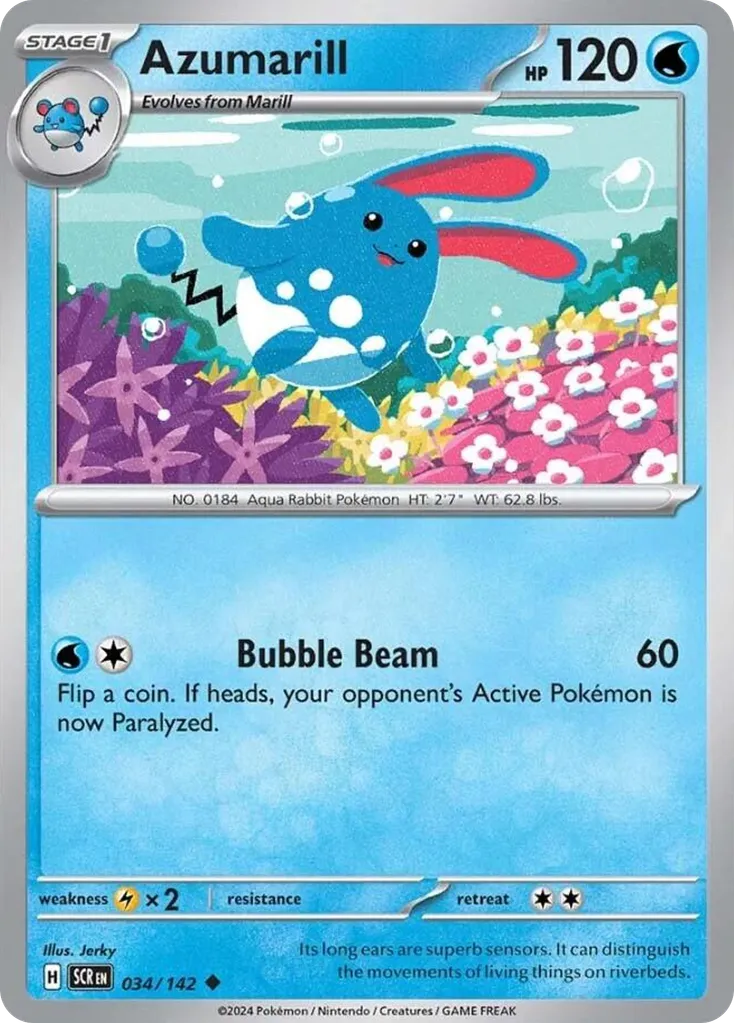 Azumarill #34, Stellar Crown