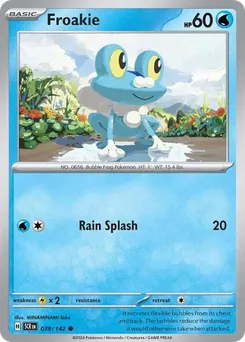 Froakie #39, Reverse Holo