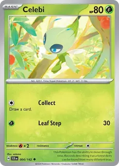 Celebi #4, Reverse Holo